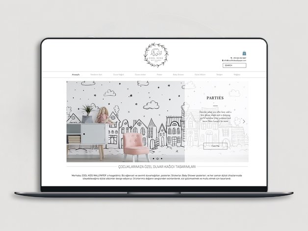 Cool Kids Wallpaper web sitesi tasarımı